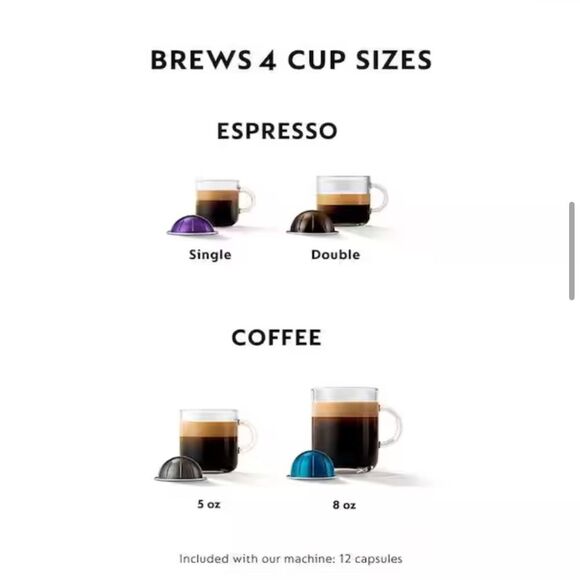 Breville Nespresso Vertuo Plus Espresso & Coffee Machine Black
New in Box - Picture 6 of 12